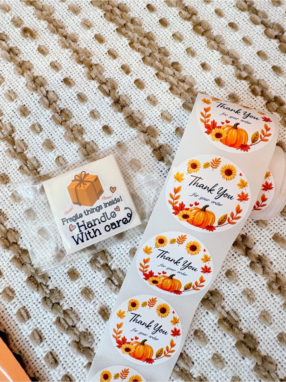 85 Piece Autumn Pumpkin Shipping Supply Bundle 🍂🍁 - Picture 3 of 4
